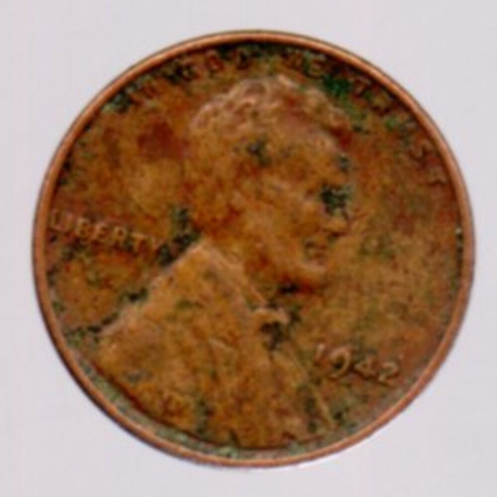 Granny Estate Find: 1942 P Lincoln Wheat Cent - Scarce Wartime Penny